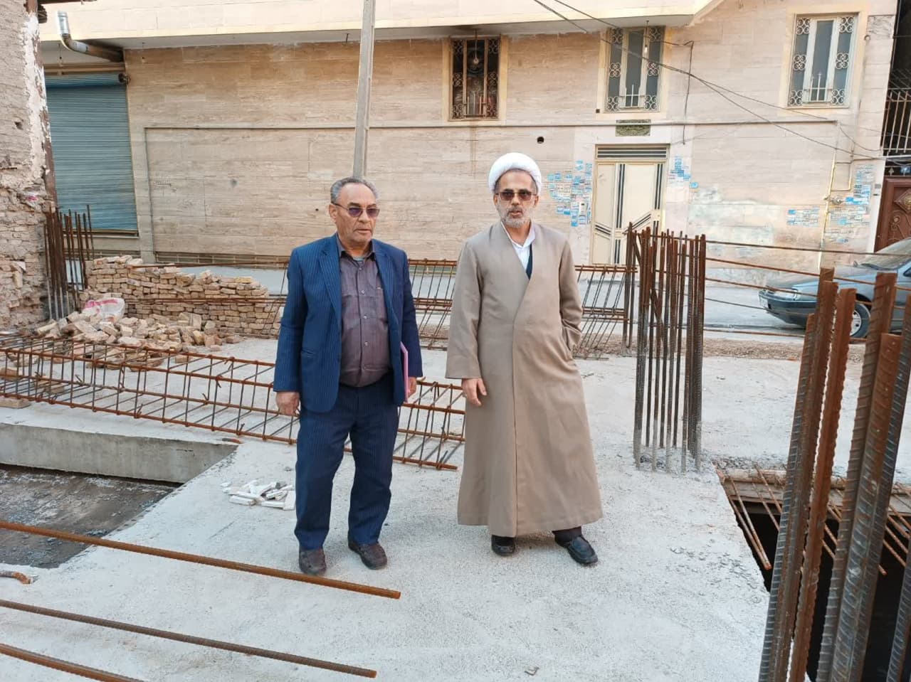 بازدید مدیر ستاد اقامه نماز استان تهران از مسجد نیمه کاره قمربنی هاشم (ع) نسیم شهر