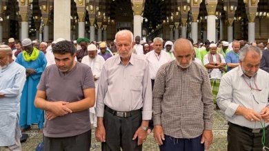 حضور زائران ایرانی در نمازهای جماعت مسجدالنبی