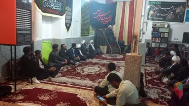 از فعالین فرهنگی در امر نماز بخش درح شهرستان سربیشه تجلیل شد