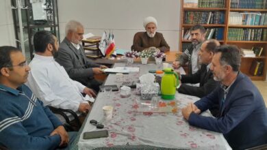 جلسه پیگیری ساخت مسجد فارس