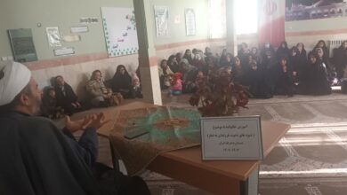برگزاری نشست تخصصی نمازویژه اولیاءدر مدرسه دخترانه ایران بیرجند
