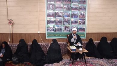 سخنرانی مدیر ستاد اقامه نماز استان آذربایجان شرقی در جمع خواهران فاطمی