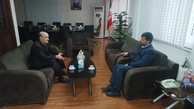 دیدار مدير ستاد اقامه نماز استان کردستان با معاون سیاسی امنیتی استانداری