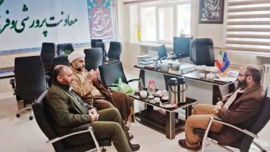 دیدار با معاون پرورشی و رییس انجمن اسلامی البرز