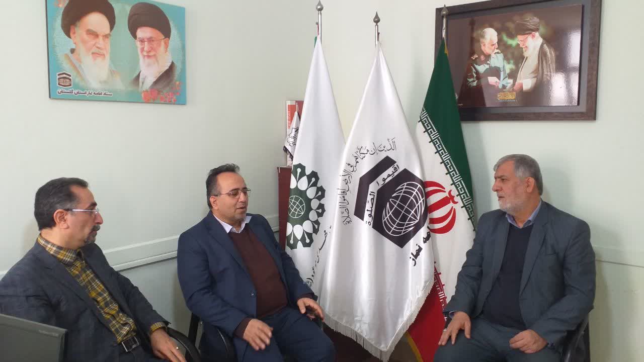 دیدار مدیرعامل شرکت گاز با مدیر ستاد اقامه نماز استان گلستان
