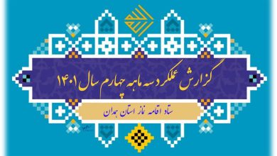 گزارش عملکرد سه ماهه چهارم ستاد اقامه نماز استان همدان تشریح شد