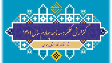 گزارش عملکرد سه ماهه چهارم ستاد اقامه نماز استان همدان تشریح شد