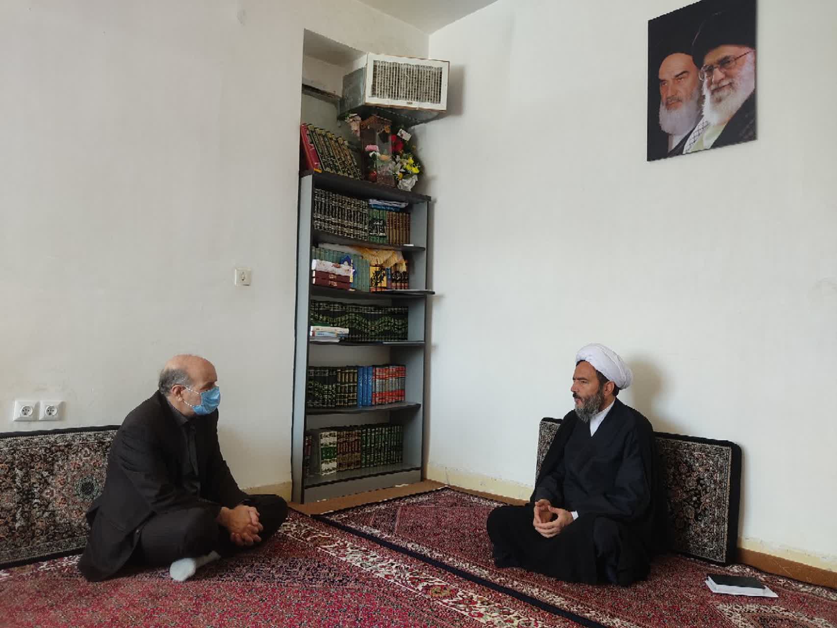 دیدار مدیر ستاد اقامه نماز با امام جمعه شهرستان بیجار
