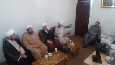 دیدار مدیر ستا اقامه نماز با امام جمعه میانه