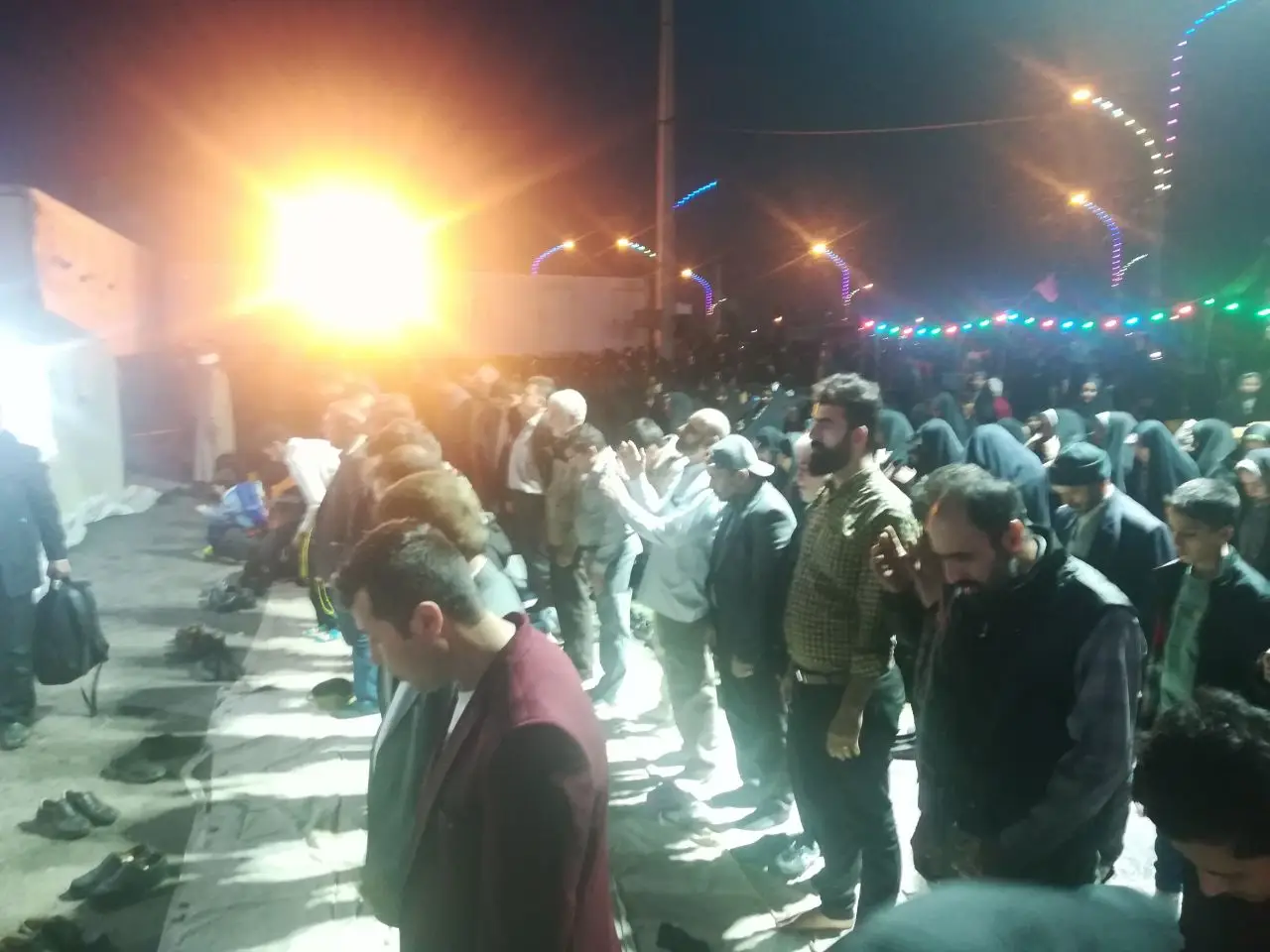 اقامه نماز منتظران در بلوار پیامبر اعظم قم
