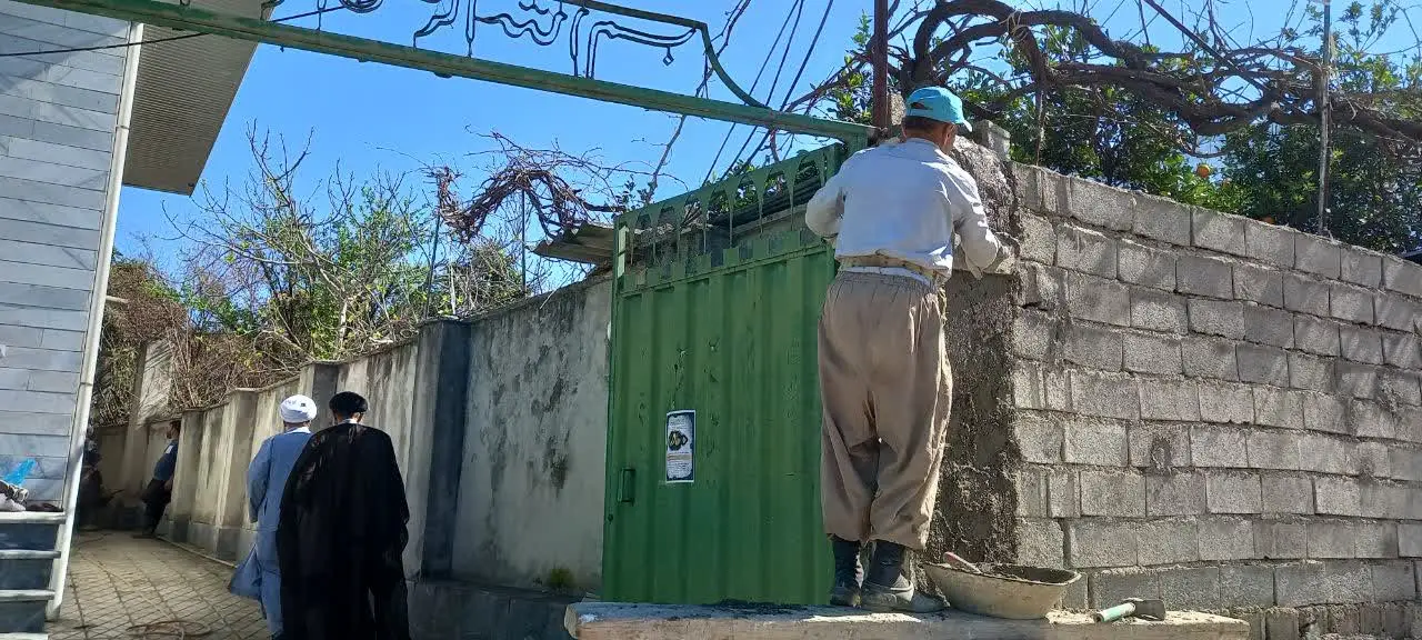 بازدید مدیر ستاد اقامه نماز استان از تعمیر مسجد ولی عصر روستای علوی کلای ساری