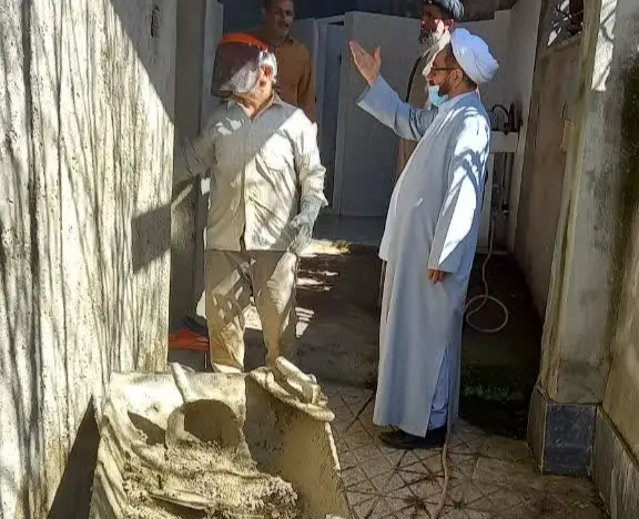 بازدید مدیر ستاد اقامه نماز استان از تعمیر مسجد ولی عصر روستای علوی کلای ساری