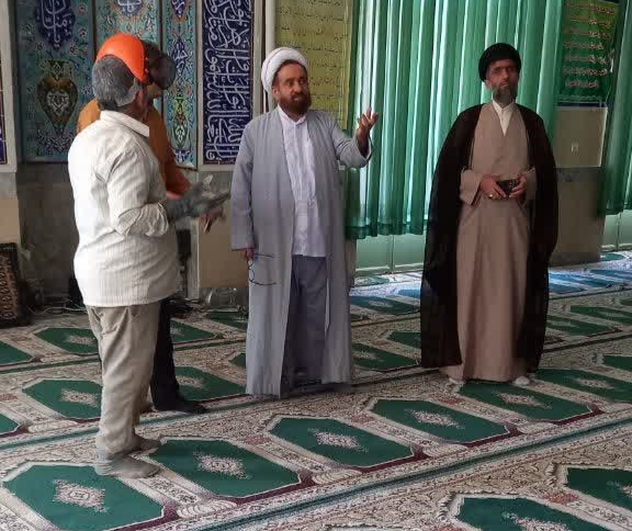 بازدید مدیر ستاد اقامه نماز استان از تعمیر مسجد ولی عصر روستای علوی کلای ساری
