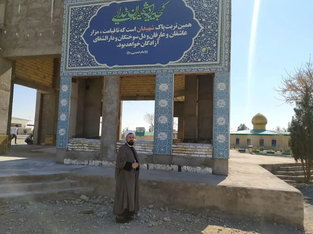 بازدید دوم مدیر ستاد اقامه نماز استان سمنان از مسجد در حال ساخت و سرویسهای بهداشتی پارک سیمرغ.(شهدای گمنام)