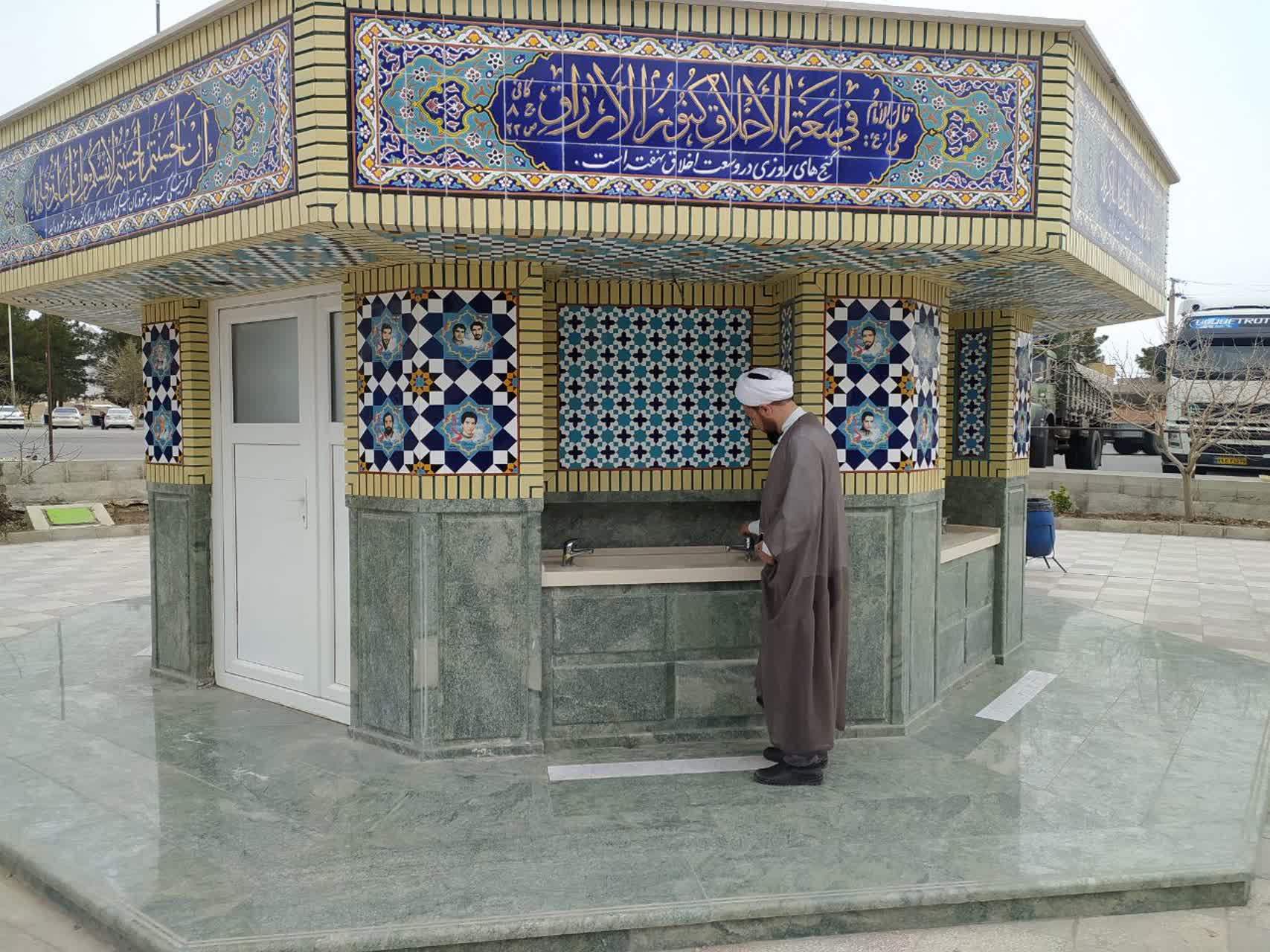 بازدید مدیر ستاد اقامه نماز استان سمنان از مساجد و سرویس های بهداشتی شهر سمنان