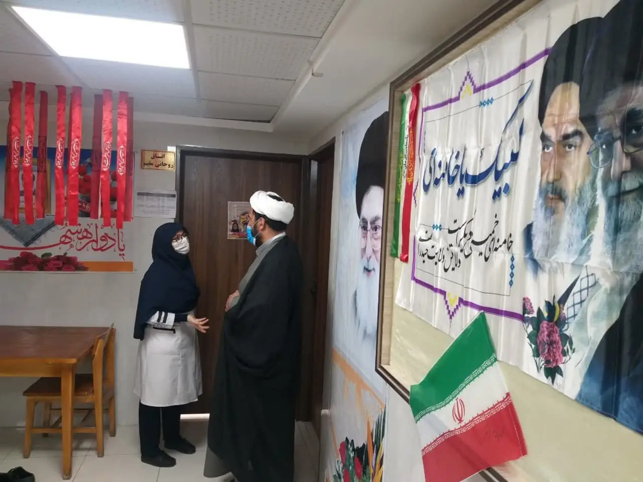 سرکشی مدیر ستاد اقامه نماز استان چهارمحال و بختیاری از نماز خانه بیمارستان حضرت هاجر(س) شهرکرد