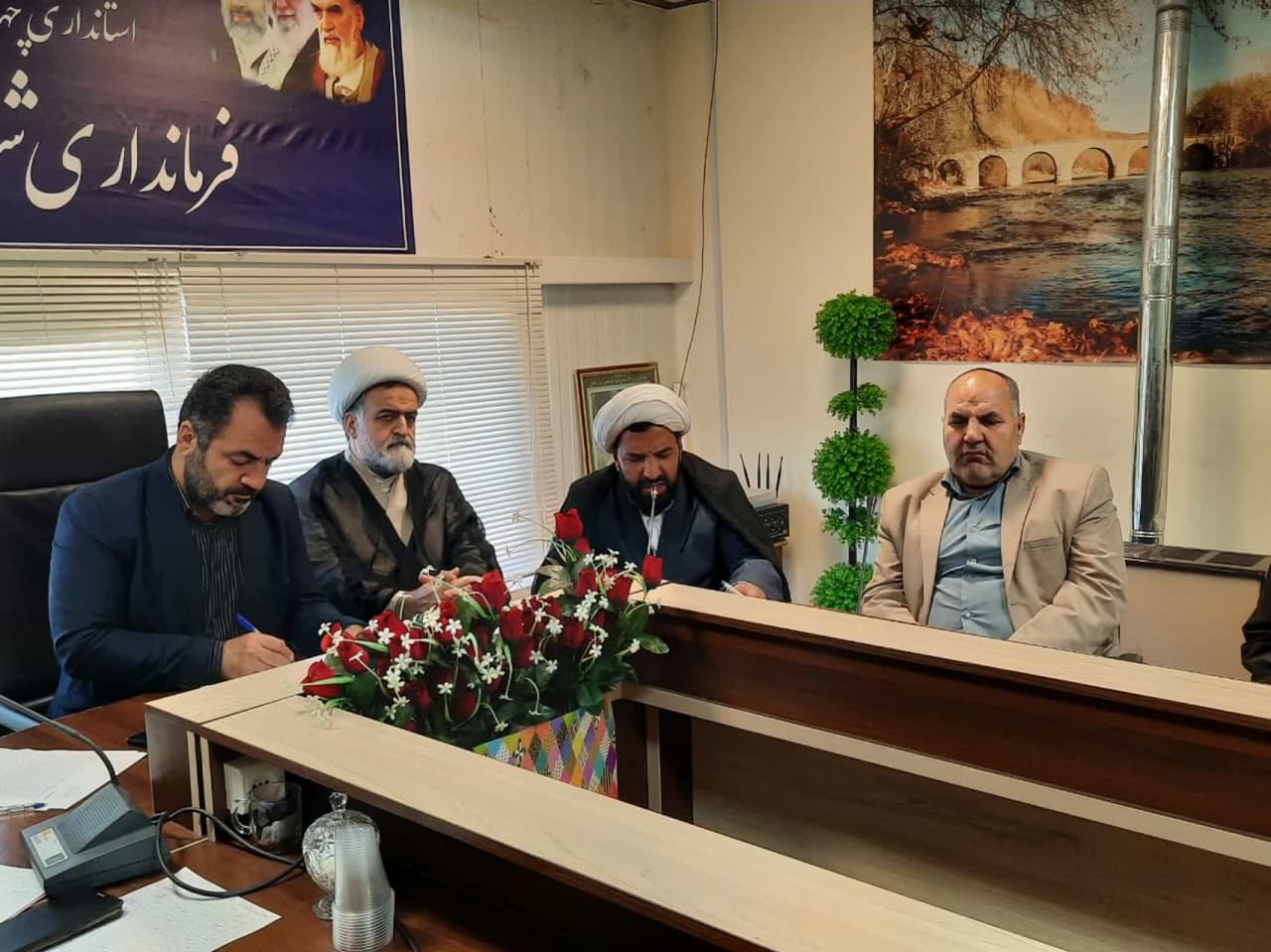 جلسه شورای اقامه نماز شهرستان سامان برگزار شد
