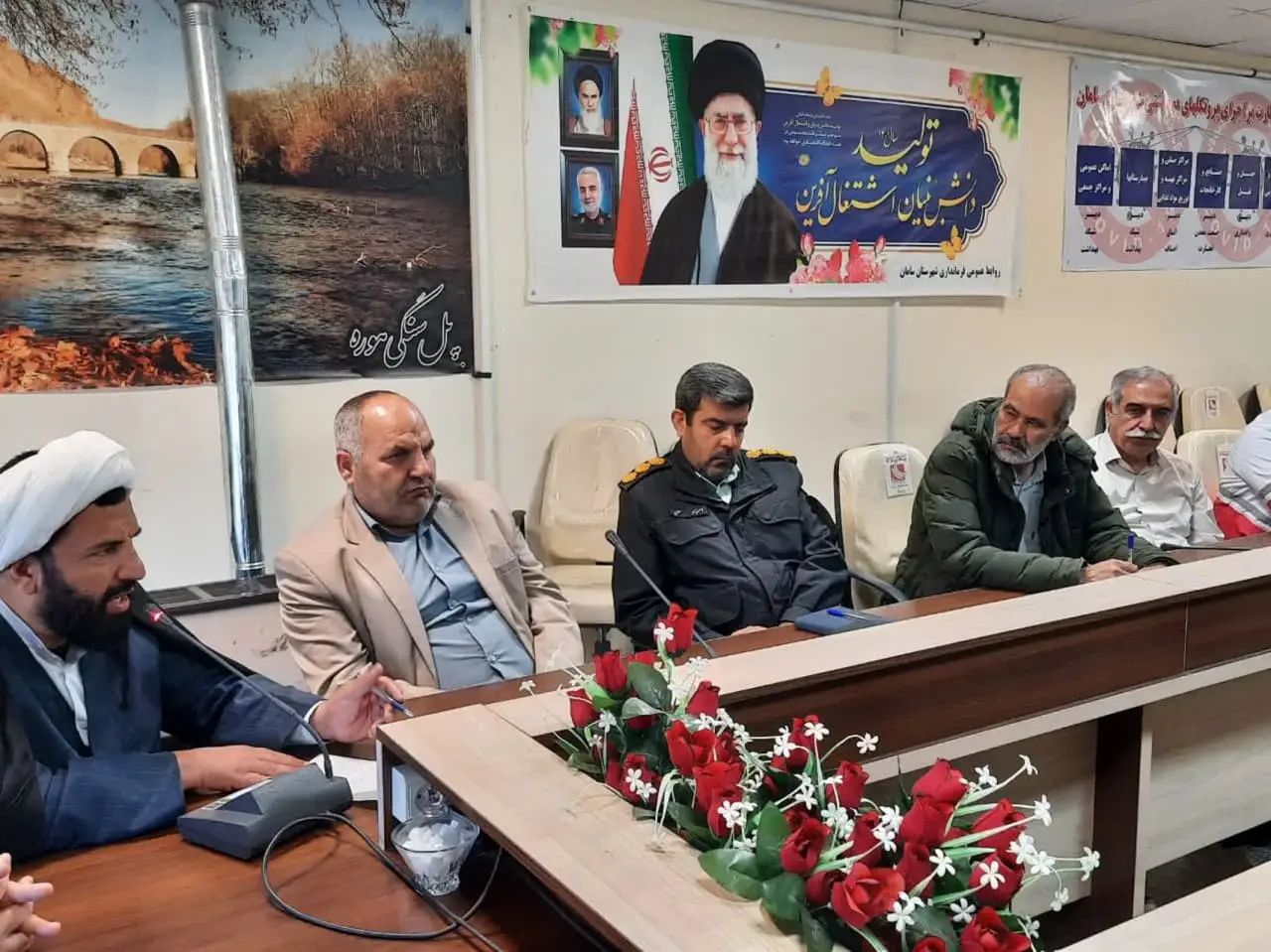 جلسه شورای اقامه نماز شهرستان سامان برگزار شد