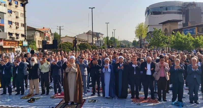 نماز عید سعیدفطر در گیلان