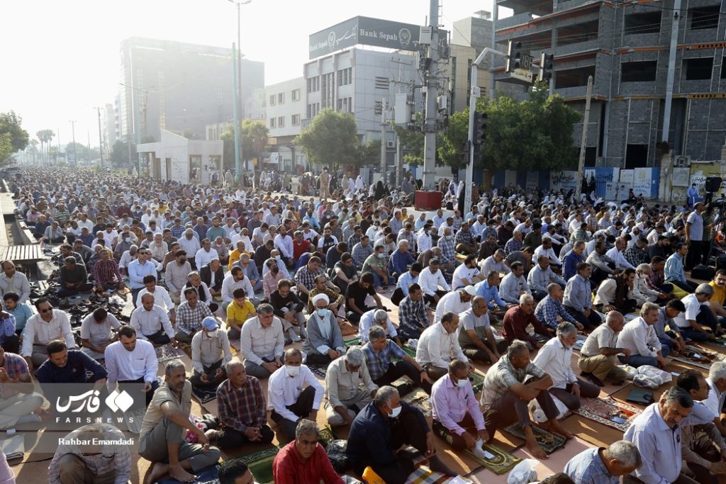نماز عید فطر در استان هرمزگان اقامه شد