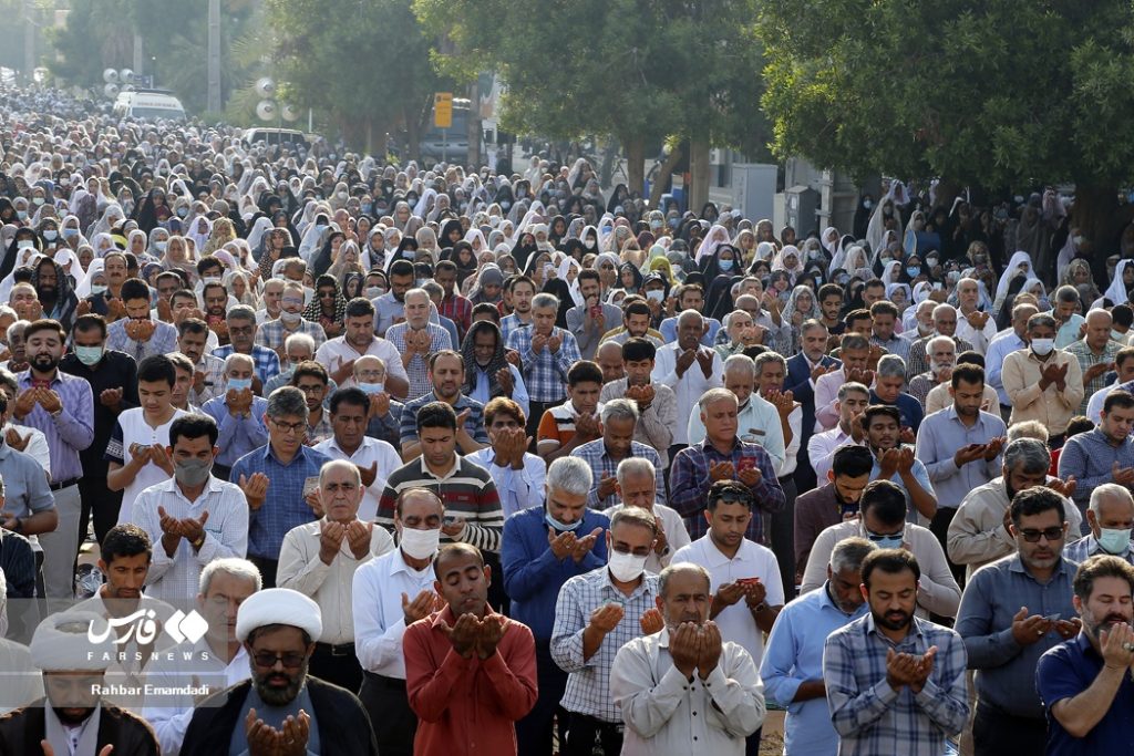 نماز عید فطر در استان هرمزگان اقامه شد