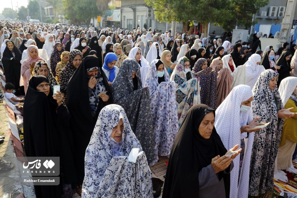 نماز عید فطر در استان هرمزگان اقامه شد