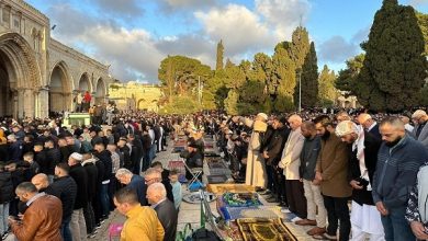 مشارکت ۱۲۰ هزار فلسطینی در نماز عید فطر مسجدالاقصی