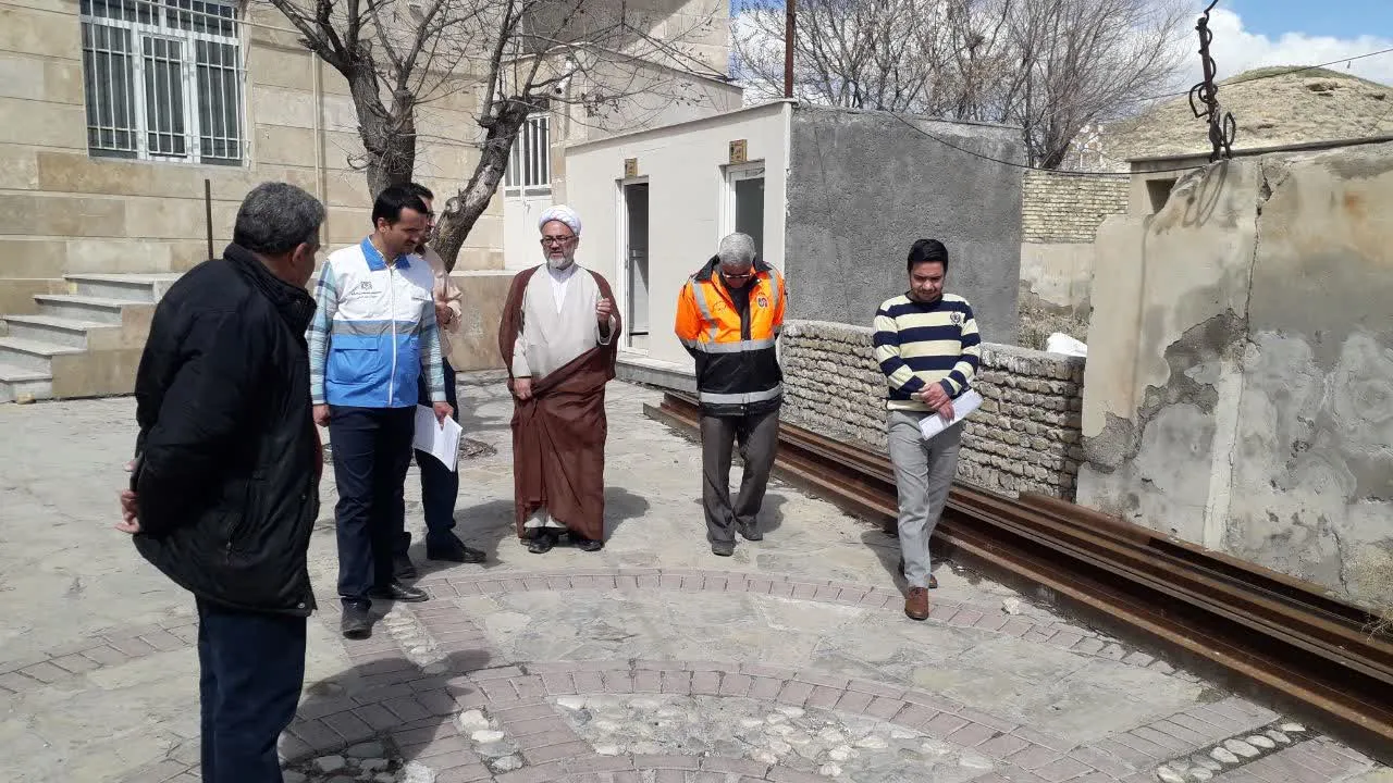 بازدید دبیر شهرستان آوج از نمازخانه ها و مجتمع خدماتی رفاهی