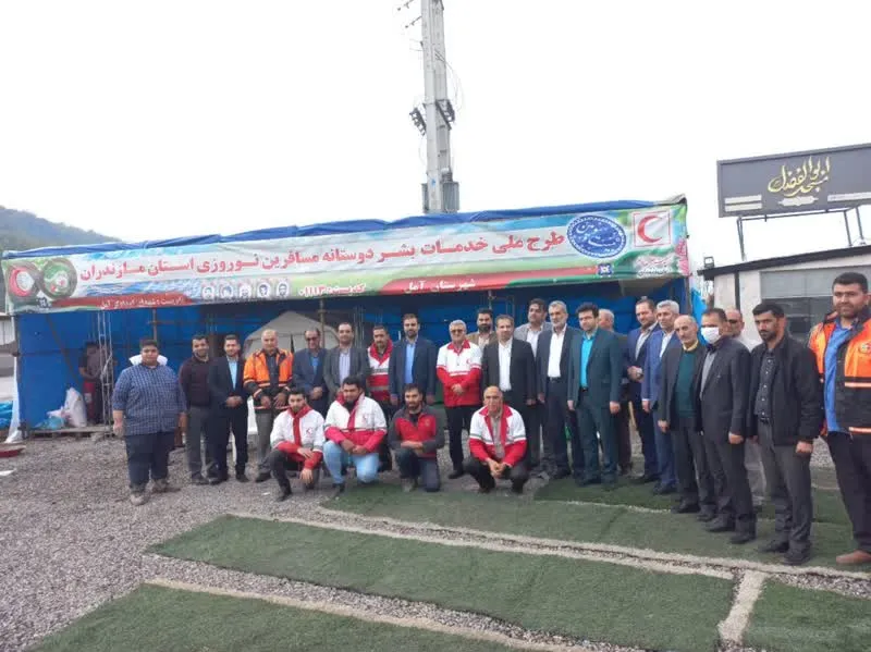 بازديد معاون سياسي و امنيتي استاندار مازندران از طرح پويش همراهان سفر ايمن