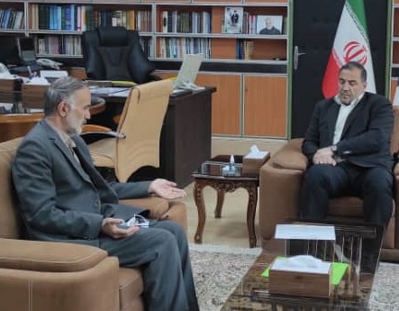 دیدار و گفتگو مدیر ستاد اقامه نماز استان ایلام با استاندار