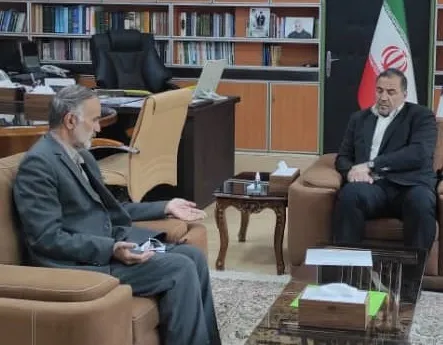 دیدار و گفتگو مدیر ستاد اقامه نماز استان ایلام با استاندار