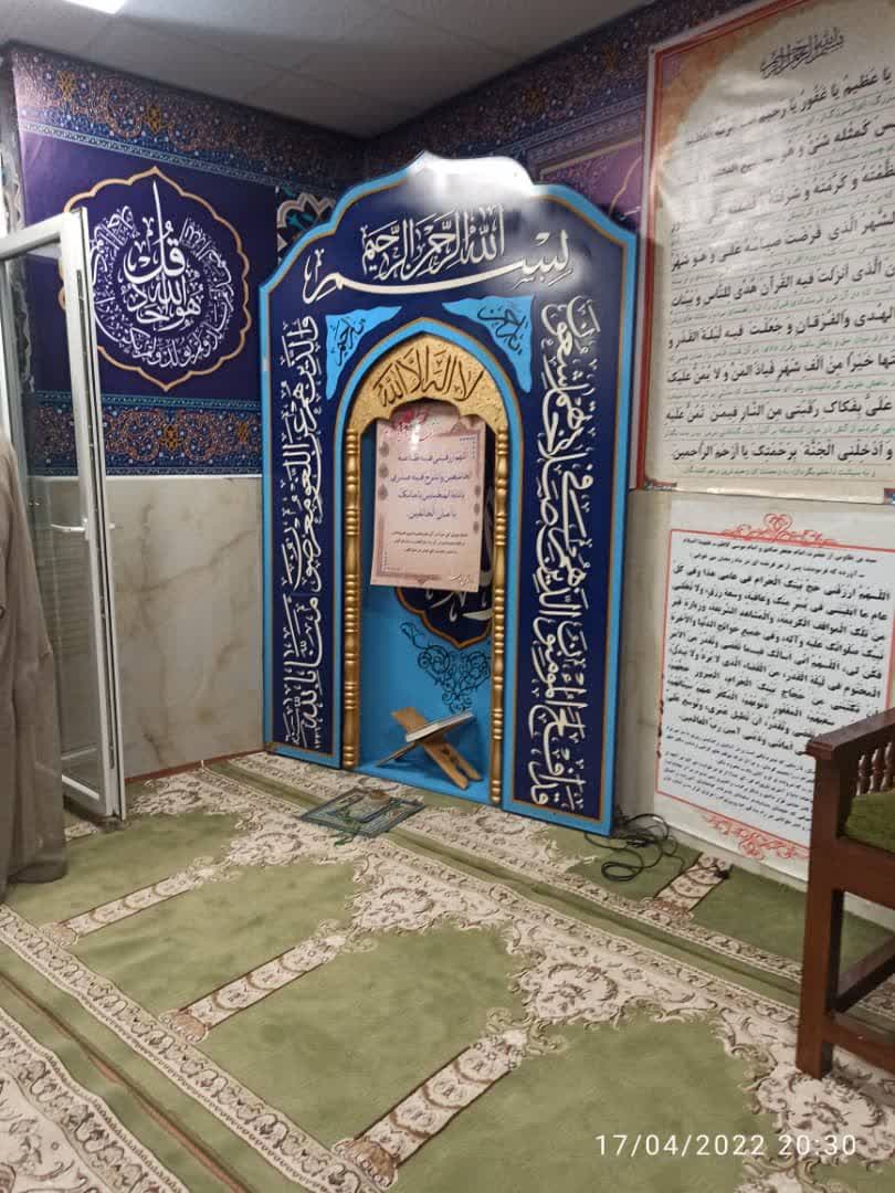 بازدید مدیر ستاد اقامه نماز از نمازخانه فرودگاه سمنان در روز 12 فروردین