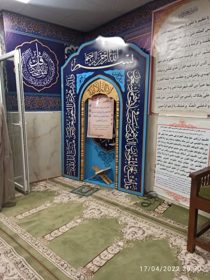 بازدید مدیر ستاد اقامه نماز از نمازخانه فرودگاه سمنان در روز 12 فروردین