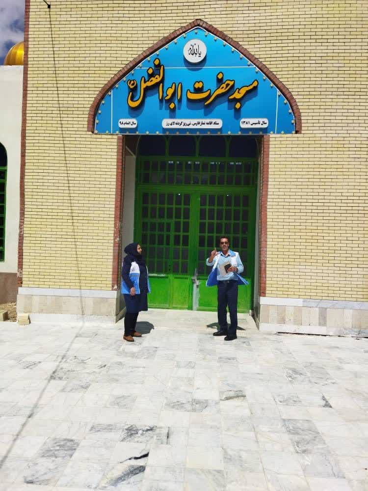 بازدید دانشگاه علوم پزشکی شیراز از مساجد بینراهی