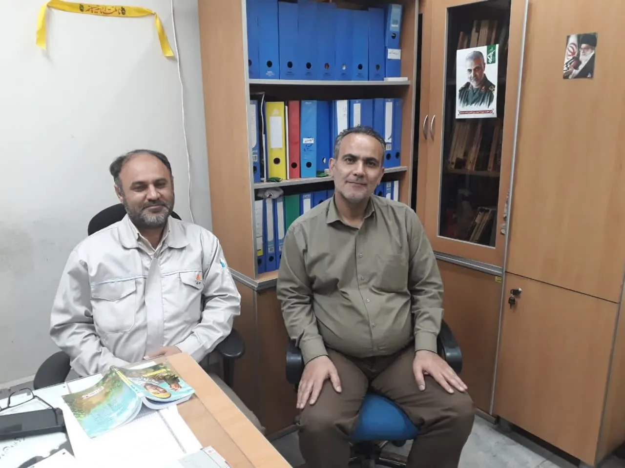 جلسه با دبیر اقامه نماز شرکت سایپا