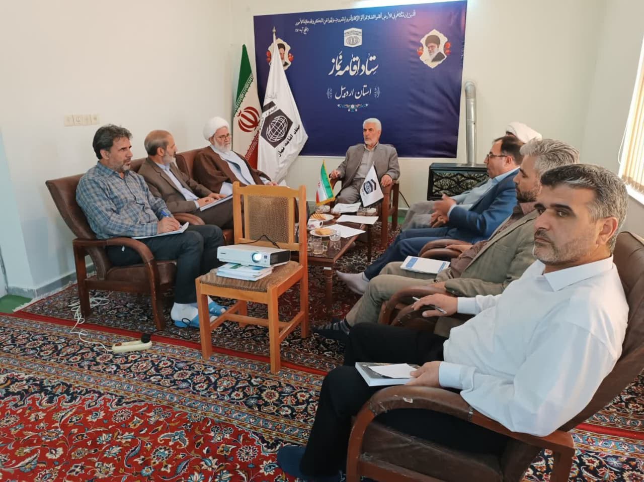 جلسه هیئت ارزیابی عملکرد نماز دستگاههای اجرایی استان اردبیل