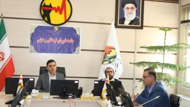 جلسه شورای اقامه نماز شرکت برق منطقه ای باختر استان مرکزی