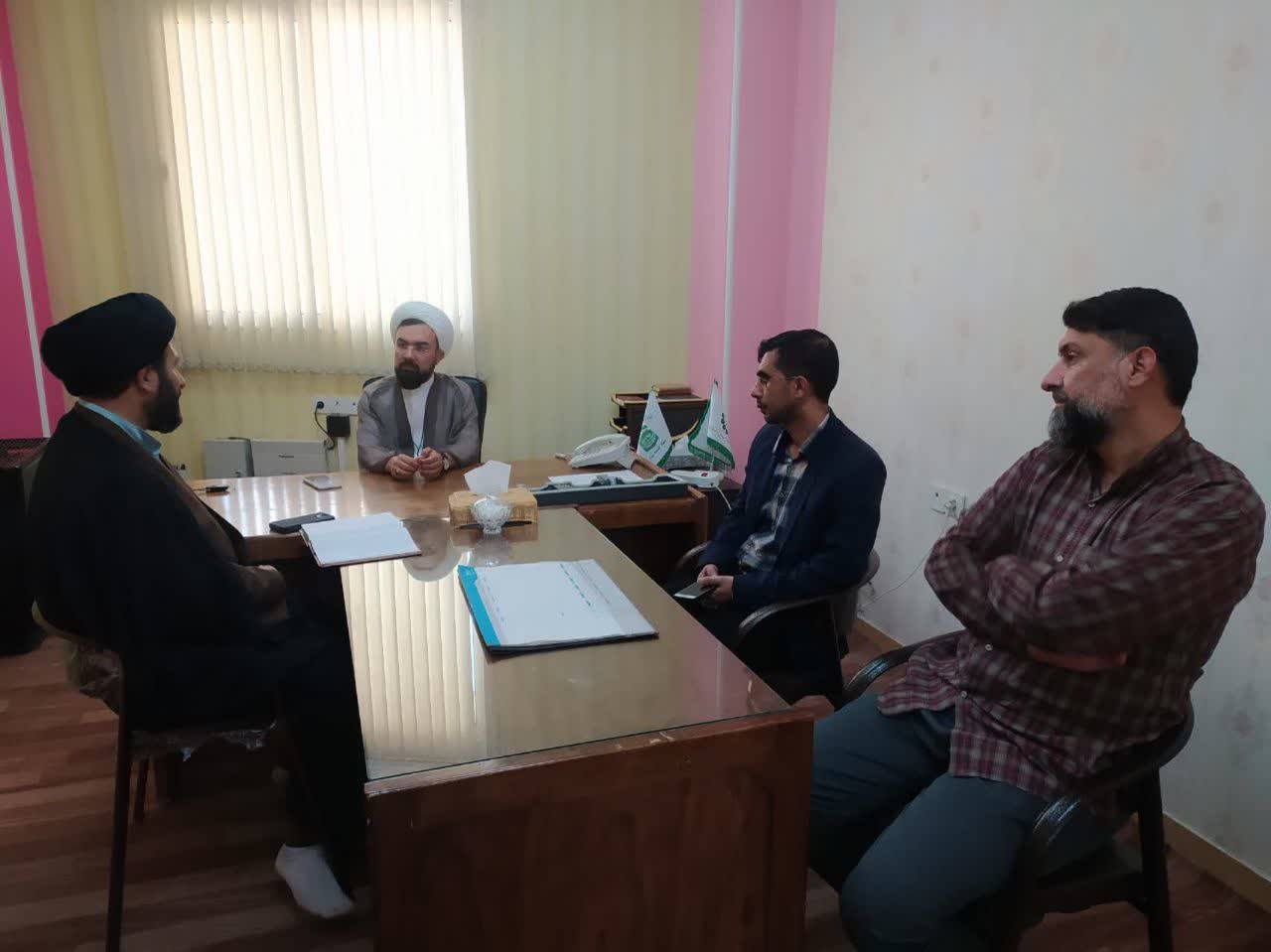 جلسه مدیر ستاد اقامه نماز استان سمنان با مسئول کانون فرهنگی هنری مساجد برگزار شد
