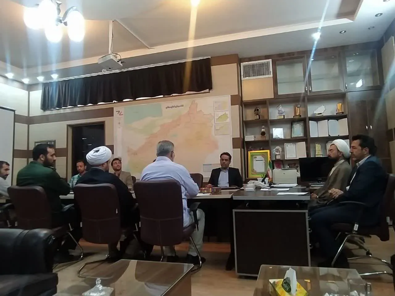 جلسه شورای اقامه نماز شهرستان میامی برگزار شد