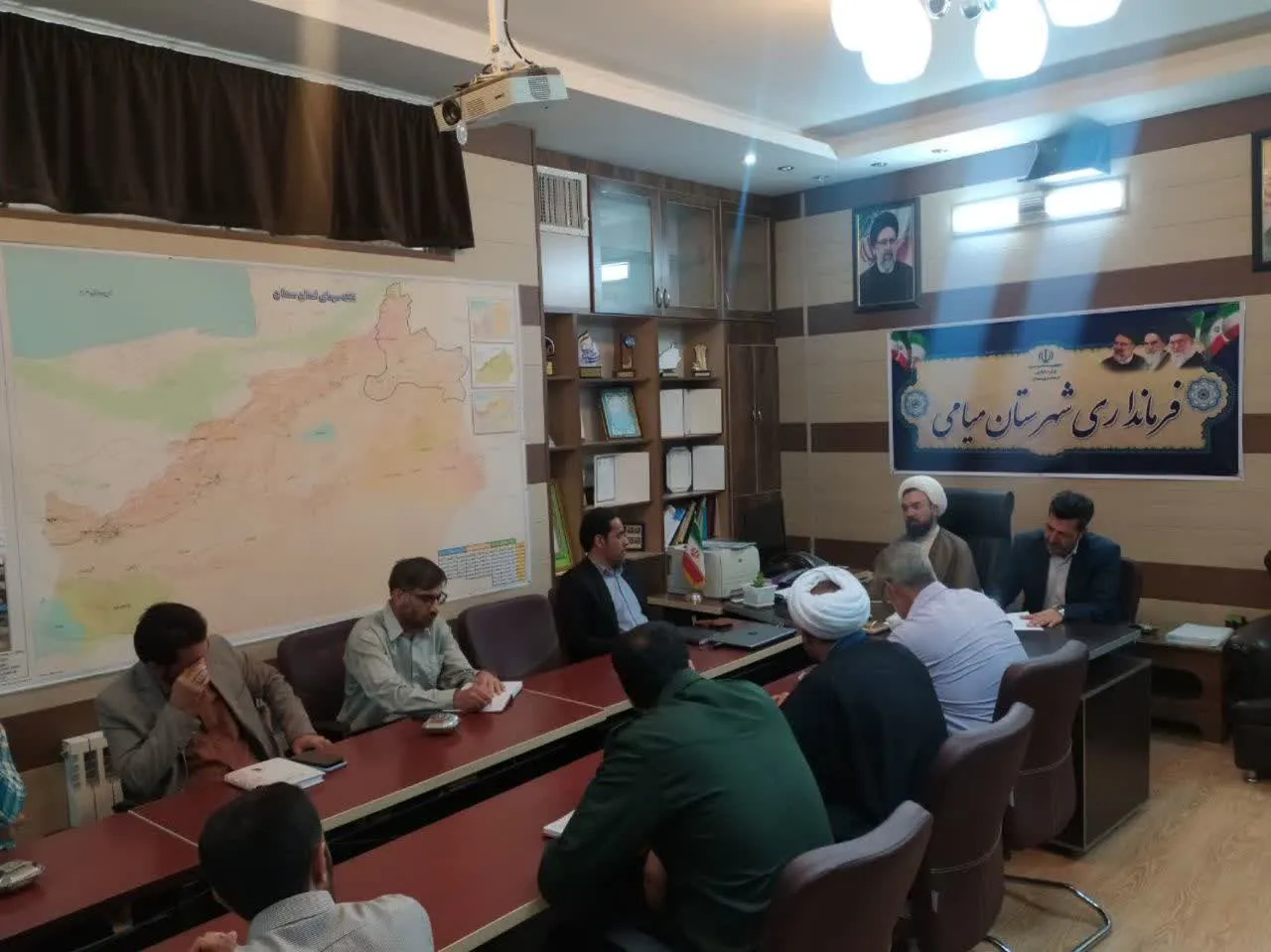 جلسه شورای اقامه نماز شهرستان میامی برگزار شد