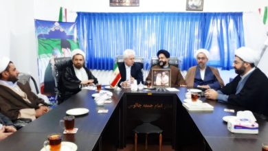 دبیر جدید اقامه نماز شهرستان چالوس معرفی شد