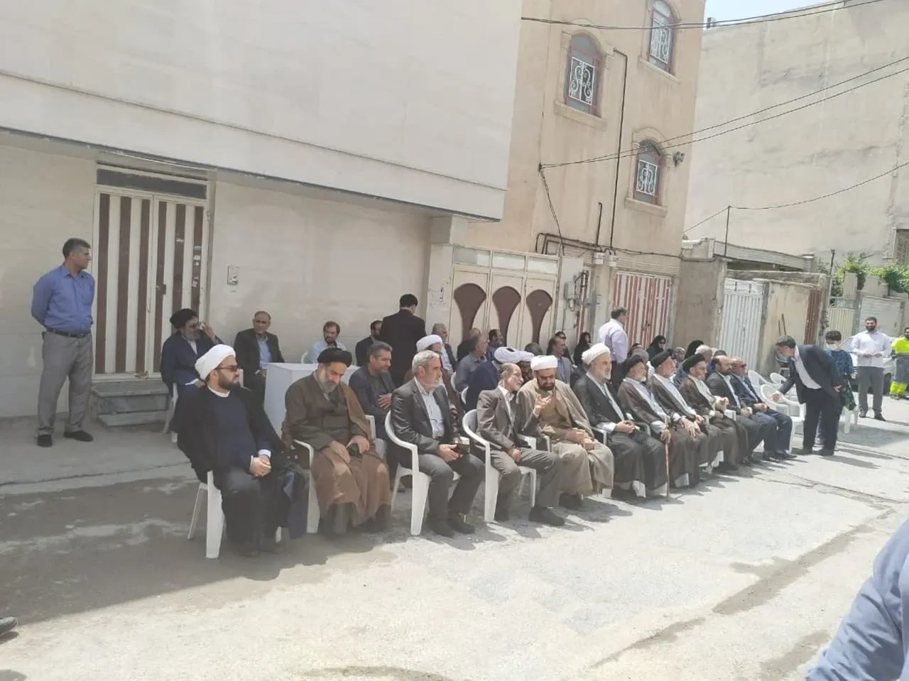 مراسم کلنگ زنی احداث مسجد امام حسین (ع) شهرستان خرم آباد