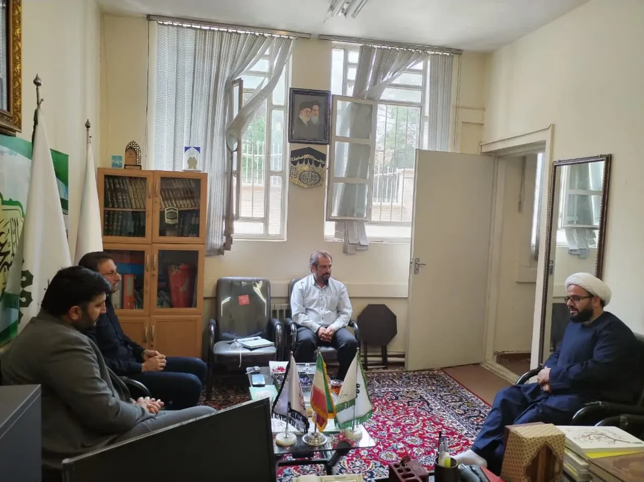 دیدار مدیر کانون مساجد استان با مدیر ستاد اقامه نماز استان لرستان