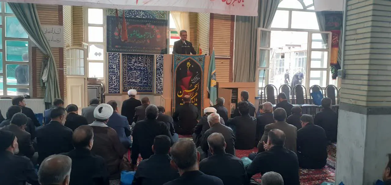 سخنرانی استاندار کردستان در نماز ظهر عاشورای شهرستان بیجار