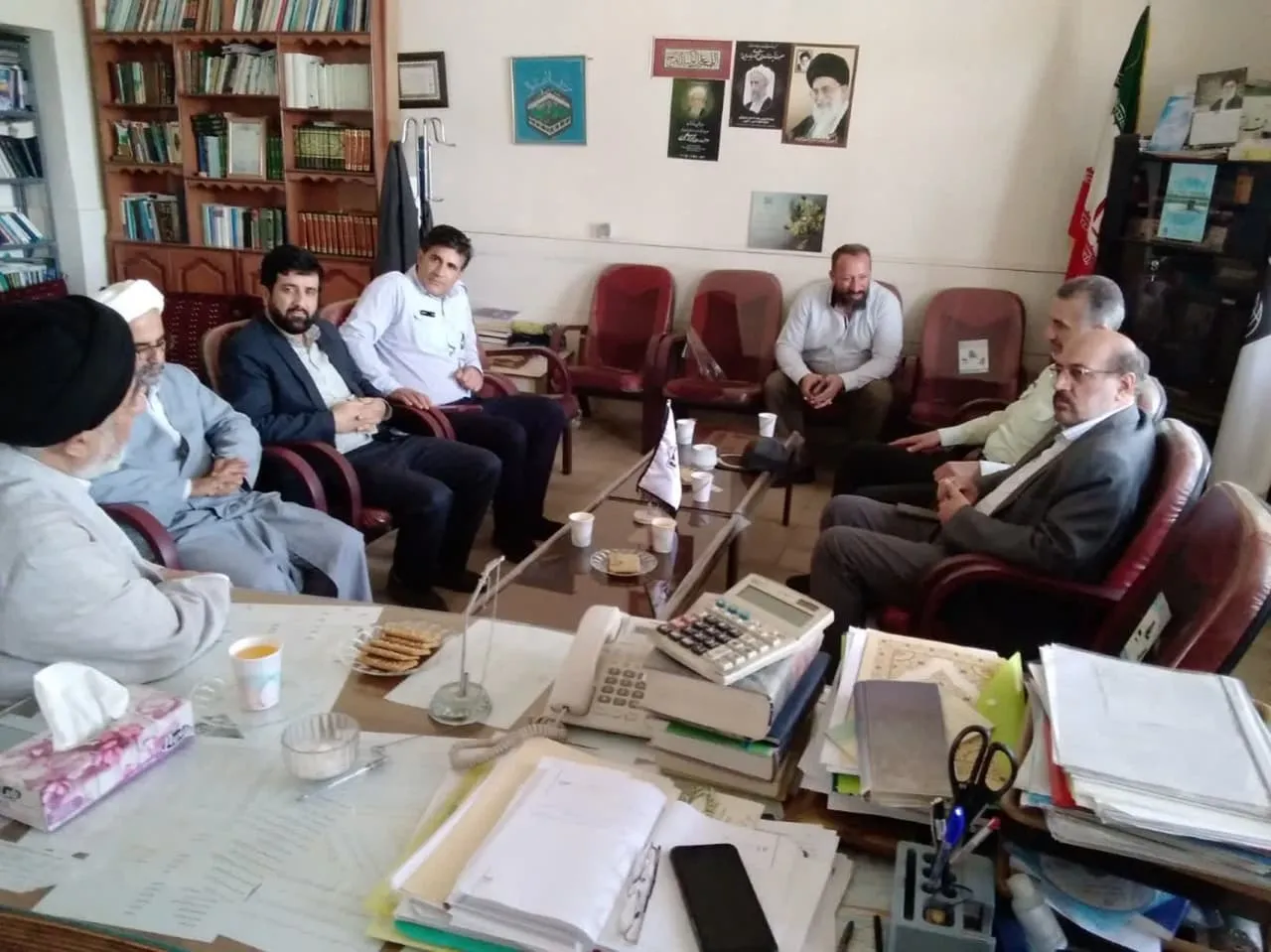 رئیس مجمع نمایندگان مجلس شورای اسلامی استان قزوین با مدیر ستاد اقامه نماز دیدار کرد