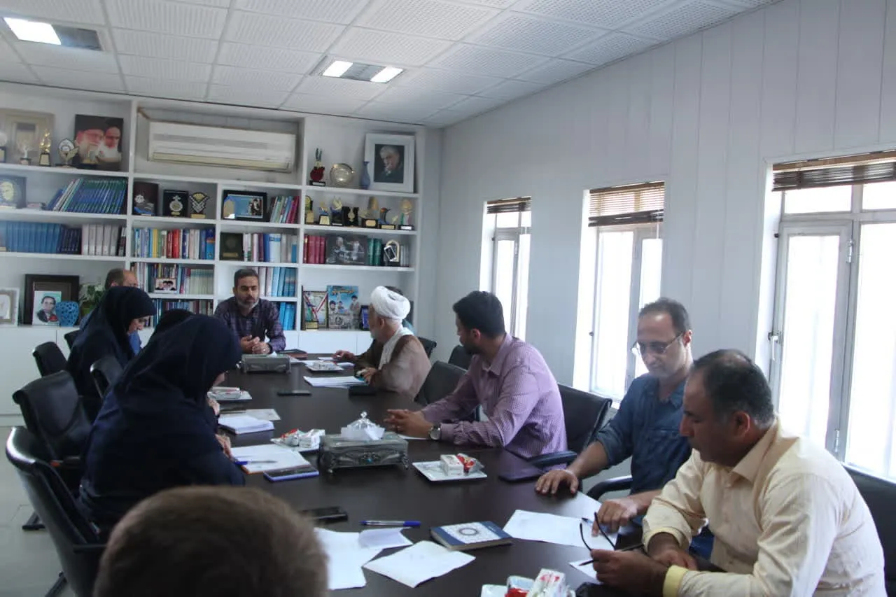 جلسه شورای اقامه نماز اداره کل فرهنگ و ارشاد اسلامی استان بوشهر