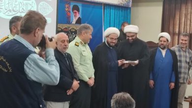 تقدیر از ستاد اقامه نماز در اجرای برنامه جشن روز غدیر