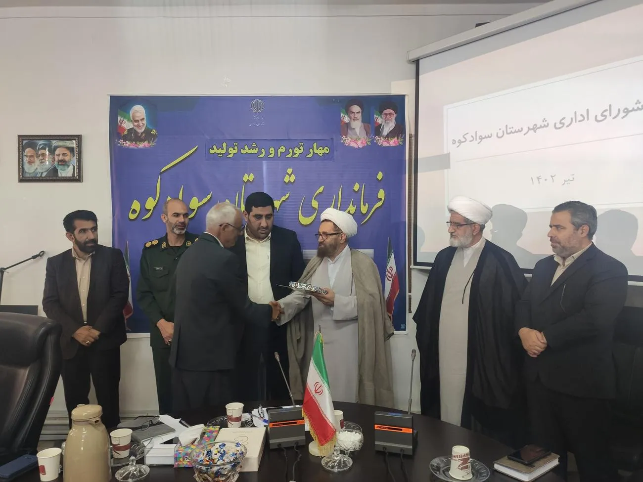 دبیر جدید ستاد اقامه نماز شهرستان سواد كوه معرفی شد