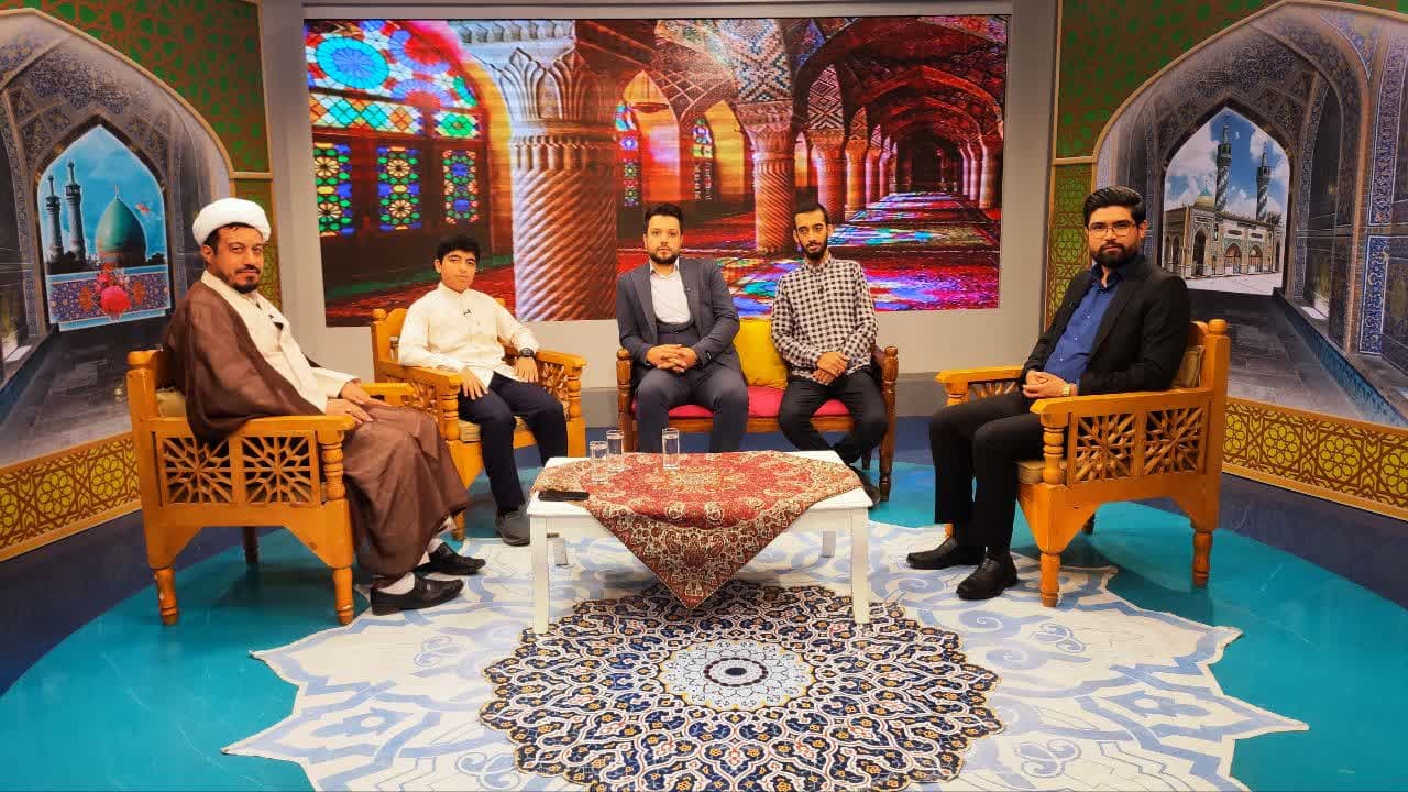 ضبط برنامه تلویزیونی میزگرد تخصصی نماز در صدا و سیمای گلستان