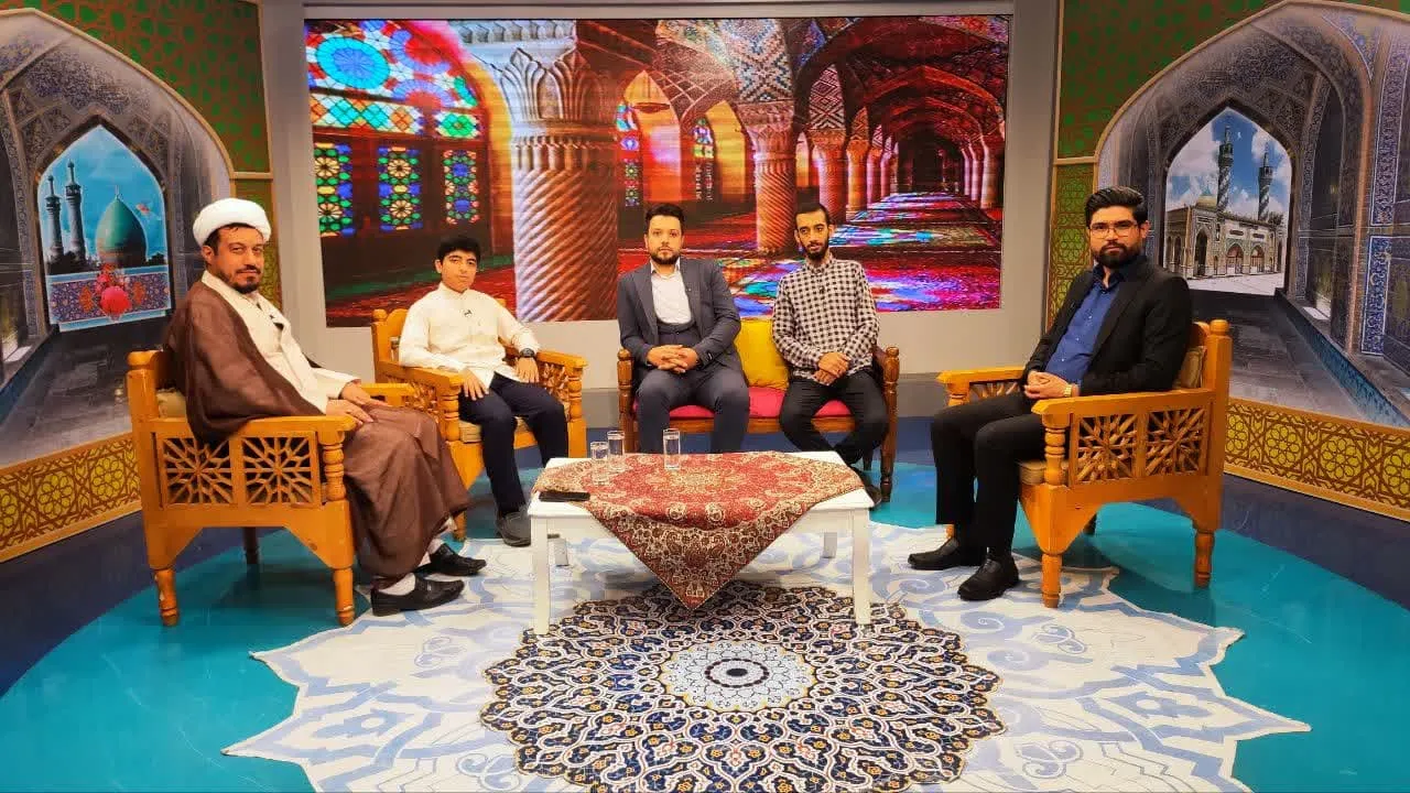 ضبط برنامه تلویزیونی میزگرد تخصصی نماز در صدا و سیمای گلستان